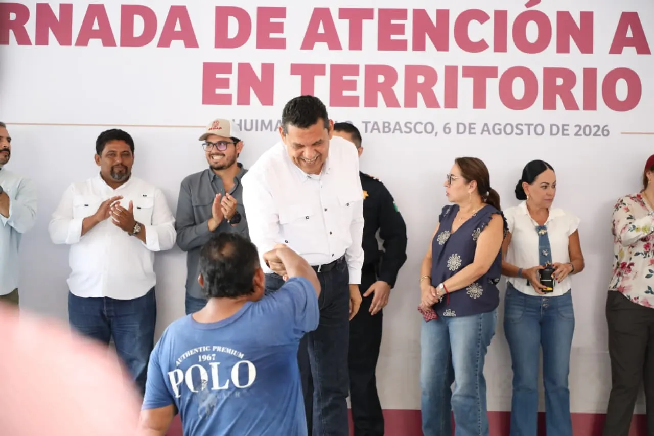 "Pueblo y gobierno avanzan en la transformación de Tabasco": May