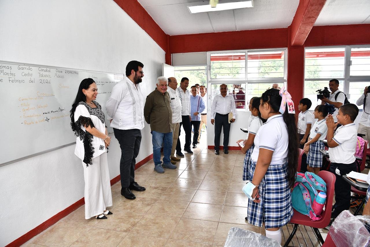 Con inversión de 14 mdp, Gobierno del Pueblo entrega primaria en Dos Montes
