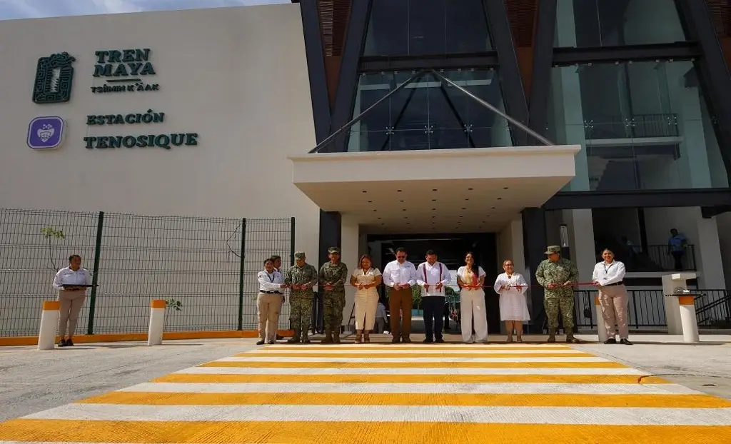Nuevo impulso turístico y económico: Javier May inaugura Estación Tenosique del Tren Maya