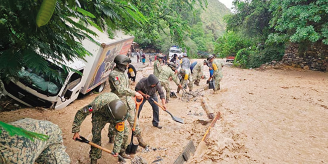 Lluvias dejan 37 muertos y más de 33 mil casas dañadas en 5 estados