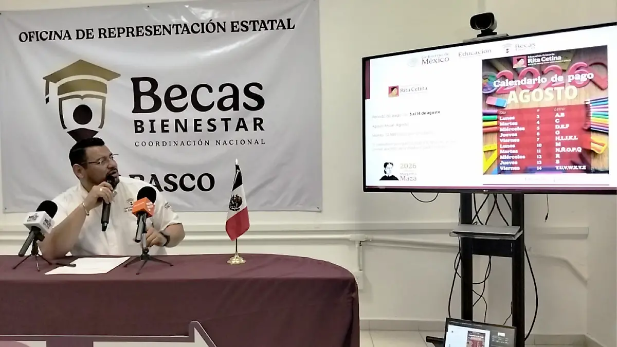 92 mil alumnos de primaria en Tabasco recibirán 2,500 pesos para útiles y uniformes