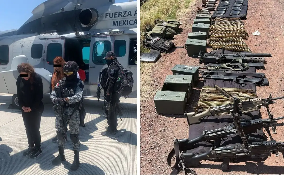 Ejército captura a hija y pareja del 'Tío Lako', jefe regional del CJNG en Michoacán