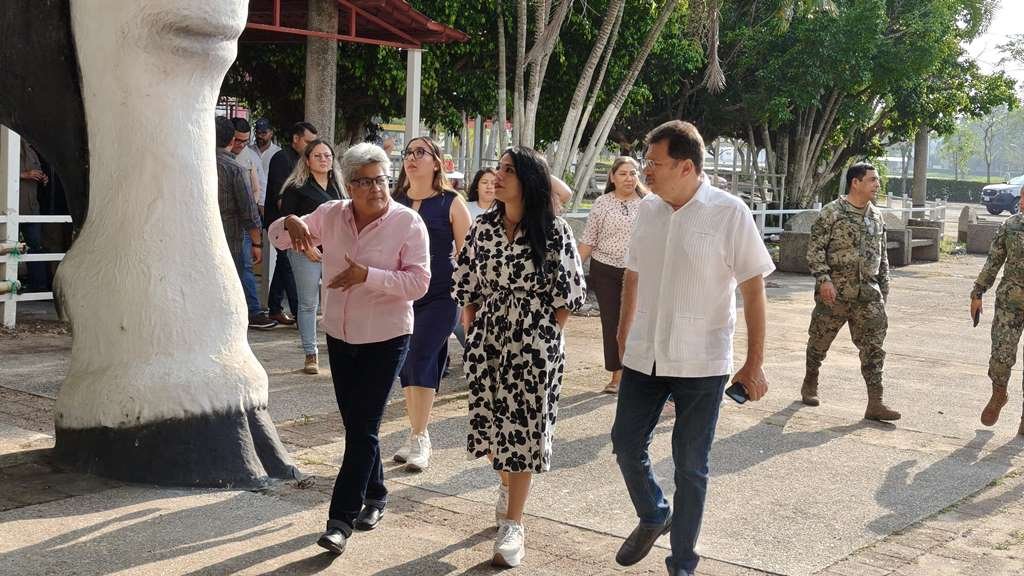 En el Parque de Feria: Supervisan autoridades instalaciones ganaderas y actividades agropecuarias 