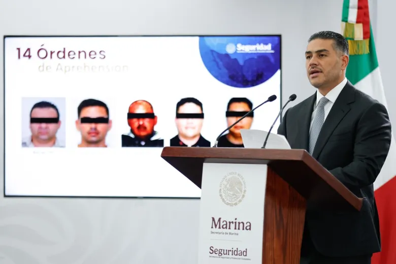 García Harfuch confirma 14 detenidos por huachicol fiscal: empresarios, marinos y exfuncionarios