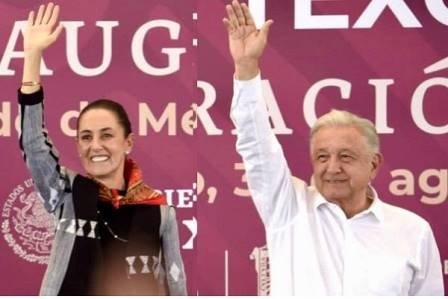 “Ahí vienen las reformas”, dice AMLO desde Texcoco