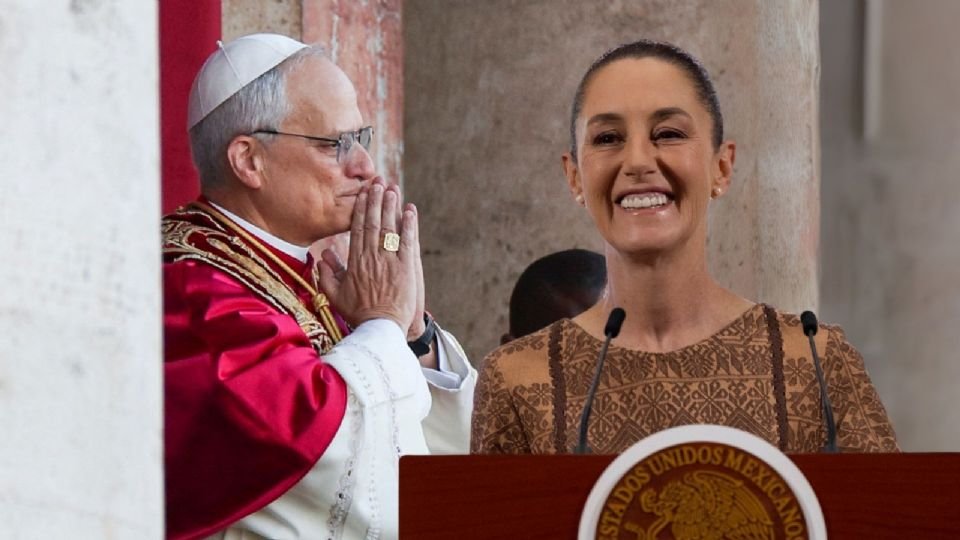 Llamará Sheinbaum al Papa León XIV para invitarlo a visitar México